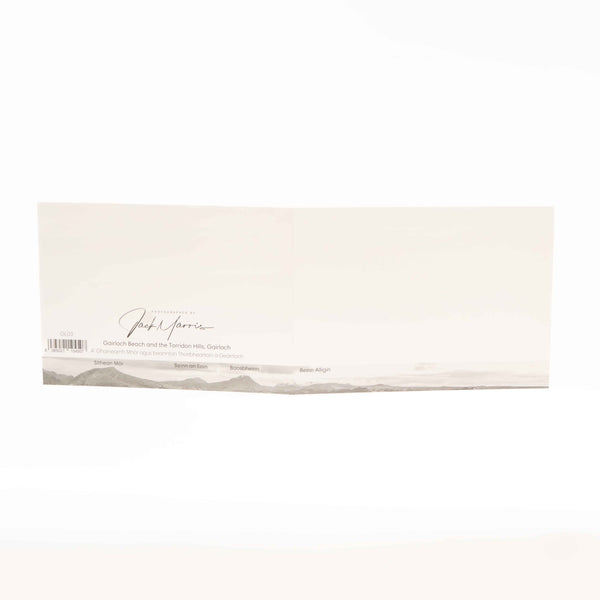 Applecross Gallery - Photography By Jack Marris Greeting Card, Gairloch Beach and the Torridon Hills, Photographed by Jack Marris Greeting Card, Gairloch Beach and the Torridon Hills, Photographed by Jack Marris