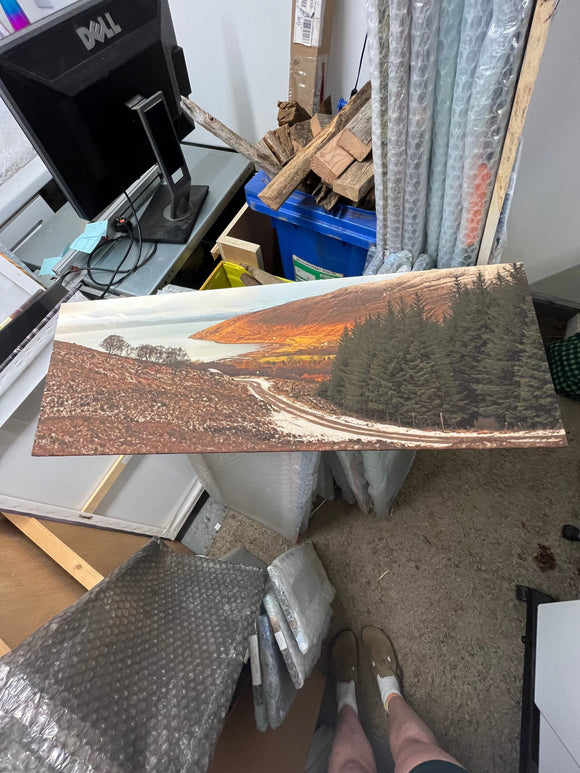 Applecross Gallery - Photography By Jack Marris Outlet Applecross Bay from the Bealach na Ba Photographed by Jack Marris Canvas 40x14 inches Outlet Applecross Bay from the Bealach na Ba Photographed by Jack Marris Canvas 40x14 inches