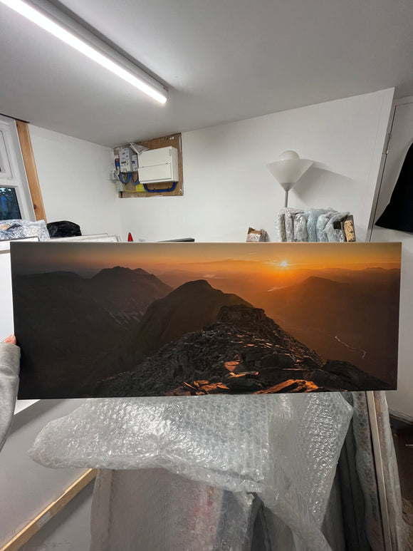 Applecross Gallery - Photography By Jack Marris Outlet Liathach October Sunrise Photographed by Jack Marris Canvas 40x16 inches Outlet Liathach October Sunrise Photographed by Jack Marris Canvas 40x16 inches