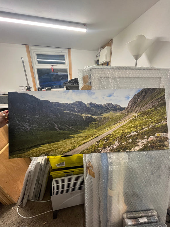 Applecross Gallery - Photography By Jack Marris Outlet September Bealach Photographed by Jack Marris Canvas 40x16 inches Outlet September Bealach Photographed by Jack Marris Canvas 40x16 inches