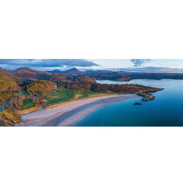 Applecross Gallery - Photography By Jack Marris Small Canvas Gairloch Beach and the Torridon Hills, Photographed by Jack Marris Gairloch Beach and the Torridon Hills, Photographed by Jack Marris