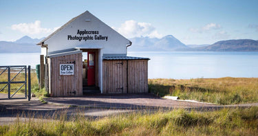 Applecross photographic gallery, found on the NC500 via the Bealach na Ba. Visit us to see the work of photographer Jack Marris and for views across to the Cuillin Hills on Isle of Skye.