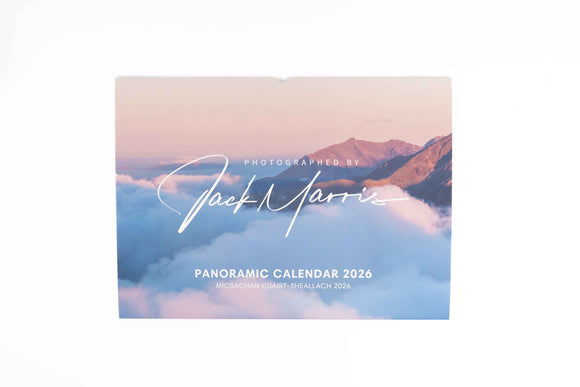 Applecross Gallery - The photographed by Jack Marris 2026 Scottish Landscape Calendar.
The 2026 calendar features images from the Isle of Skye, Glen Finnan, Glen Coe, Torridon and Applecross.