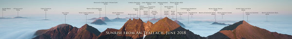 Applecross Gallery - Photography By Jack Marris An Teallach Sunrise, Named Panorama, Photographed by Jack Marris Scotland's An Teallach at Sunrise, Named - Photographed by Jack Marris