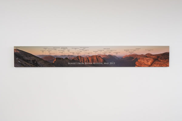 Applecross Gallery - Photography By Jack Marris Beinn Alligin Sunset, Named Panorama, Photographed by Jack Marris Scotland's Beinn Alligin at Sunset, Named - Photographed by Jack Marris