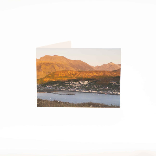 Applecross Gallery - Photography By Jack Marris Greeting Card, Ben Nevis from above Gaul, Photographed by Jack Marris Greeting Card, Ben Nevis from above Gaul, Photographed by Jack Marris