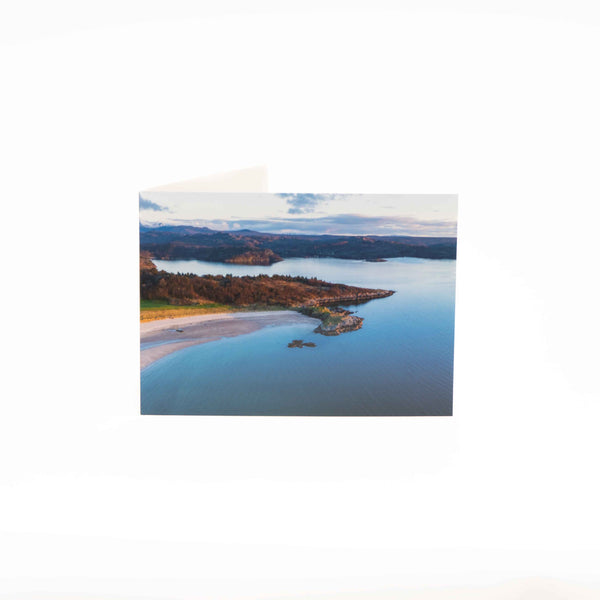 Applecross Gallery - Photography By Jack Marris Greeting Card, Gairloch Beach and the Torridon Hills, Photographed by Jack Marris Greeting Card, Gairloch Beach and the Torridon Hills, Photographed by Jack Marris
