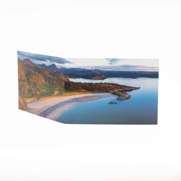 Applecross Gallery - Photography By Jack Marris Greeting Card, Gairloch Beach and the Torridon Hills, Photographed by Jack Marris Greeting Card, Gairloch Beach and the Torridon Hills, Photographed by Jack Marris