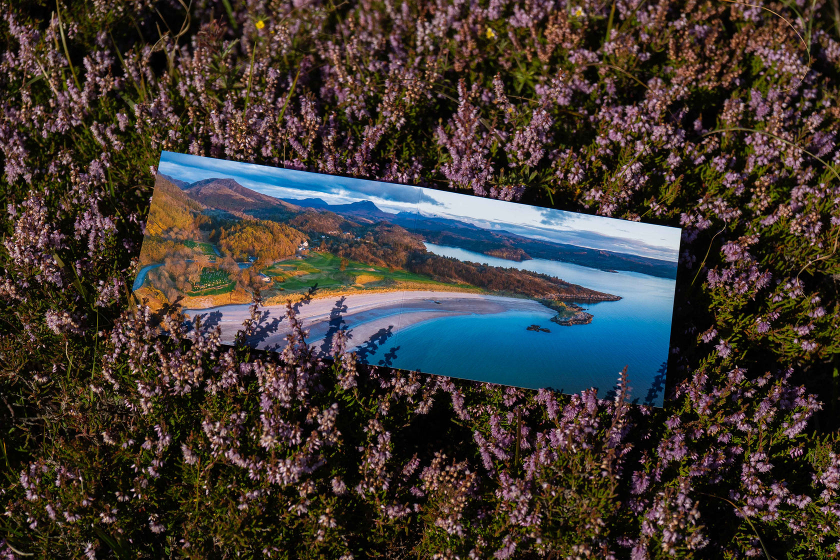Applecross Gallery - Photography By Jack Marris Greeting Card, Gairloch Beach and the Torridon Hills, Photographed by Jack Marris Greeting Card, Gairloch Beach and the Torridon Hills, Photographed by Jack Marris