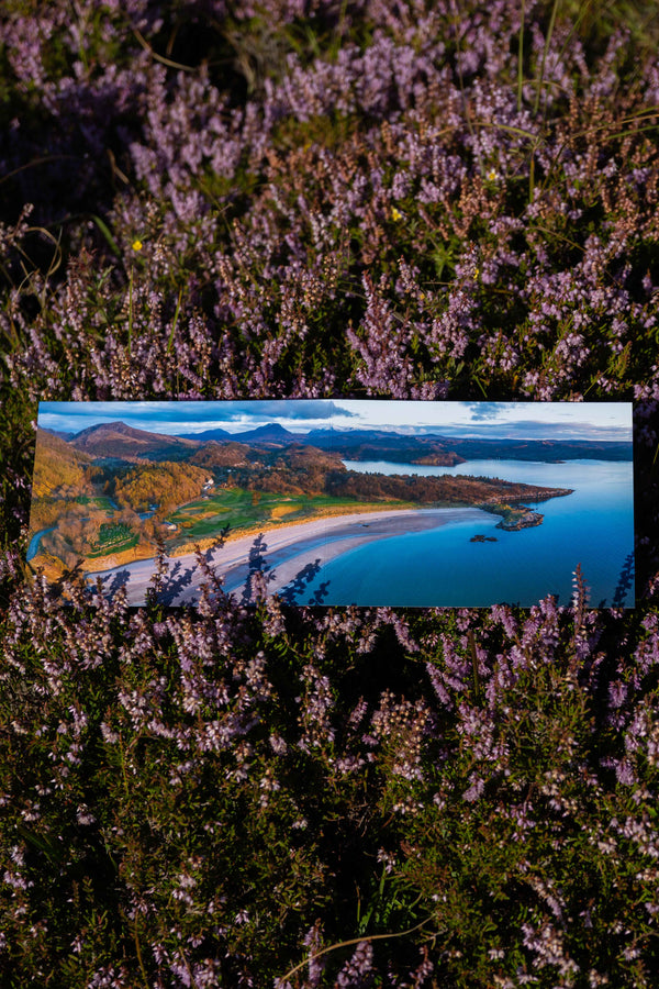 Applecross Gallery - Photography By Jack Marris Greeting Card, Gairloch Beach and the Torridon Hills, Photographed by Jack Marris Greeting Card, Gairloch Beach and the Torridon Hills, Photographed by Jack Marris