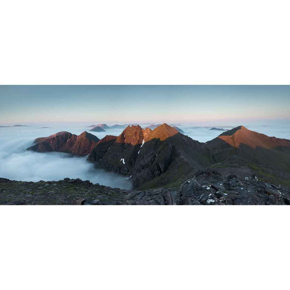 Applecross Gallery - Photography By Jack Marris Greeting Card Greeting Card, An Teallach Sunrise, Photographed By Jack Marris Greeting Card, An Teallach Sunrise, Photographed By Jack Marris