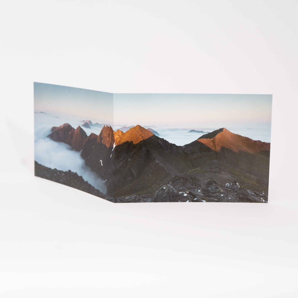 Applecross Gallery - Photography By Jack Marris Greeting Card Greeting Card, An Teallach Sunrise, Photographed By Jack Marris Greeting Card, An Teallach Sunrise, Photographed By Jack Marris