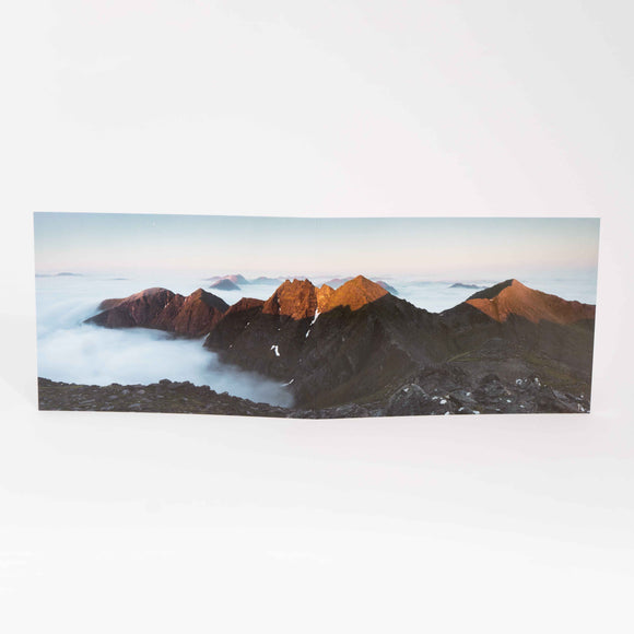 Applecross Gallery - Photography By Jack Marris Greeting Card Greeting Card, An Teallach Sunrise, Photographed By Jack Marris Greeting Card, An Teallach Sunrise, Photographed By Jack Marris