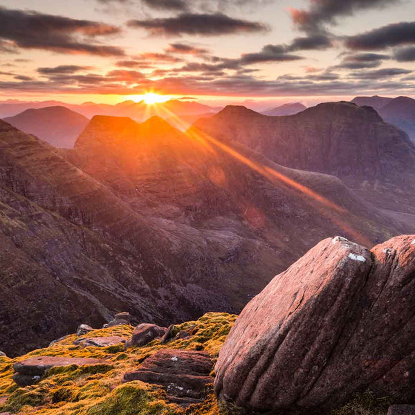 Applecross Gallery - Photography By Jack Marris Greeting Card Greeting Card, Beinn Alligin Sunrise, Photographed By Jack Marris Greeting Card, Beinn Alligin Sunrise, Photographed By Jack Marris