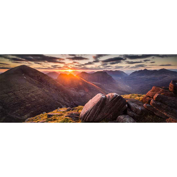 Applecross Gallery - Photography By Jack Marris Greeting Card Greeting Card, Beinn Alligin Sunrise, Photographed By Jack Marris Greeting Card, Beinn Alligin Sunrise, Photographed By Jack Marris