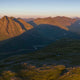 Applecross Gallery - Photography By Jack Marris Greeting Card Greeting Card, Buachaille Etive Mor and Glen Coe from Beinn a' Chrulaist, Photographed By Jack Marris Greeting Card, Buachaille Etive Mor and Glen Coe from Beinn a' Chrulaist, Photographed By Jack Marris