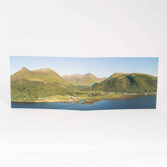 Applecross Gallery - Photography By Jack Marris Greeting Card Greeting Card, Glencoe Village and Loch Leven, Photographed By Jack Marris Greeting Card, Glencoe Village and Loch Leven, Photographed By Jack Marris