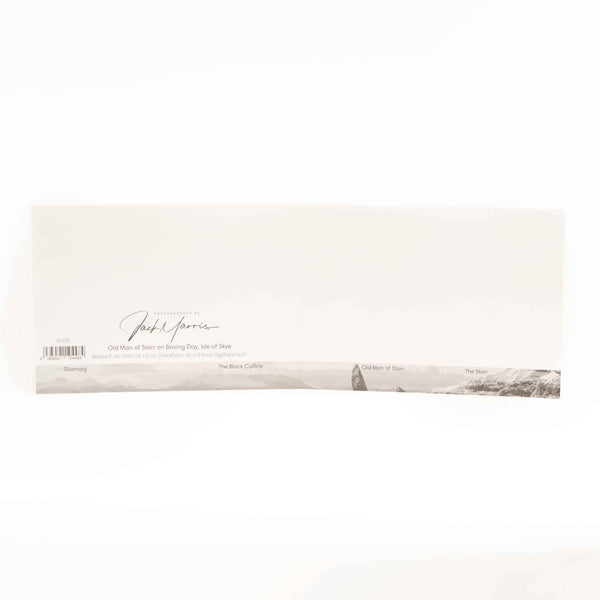 Applecross Gallery - Photography By Jack Marris Greeting Card Greeting Card, Old Man Of Storr on Boxing Day, Photographed By Jack Marris Greeting Card, Old Man Of Storr on Boxing Day, Photographed By Jack Marris