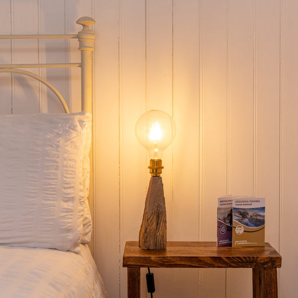 Applecross Gallery - Photography By Jack Marris Lamp 033 Rustic Larch Fairy Table Lamp Rustic Wooden Table or Desk Lamp - Unique Interior Design & Home Décor