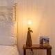 Applecross Gallery - Photography By Jack Marris Lamp 054 Rustic Larch Fairy Table Lamp Rustic Wooden Table or Desk Lamp - Unique Interior Design & Home Décor