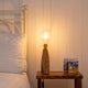 Applecross Gallery - Photography By Jack Marris Lamp 071 Rustic Larch Fairy Table Lamp Rustic Wooden Table or Desk Lamp - Unique Interior Design & Home Décor
