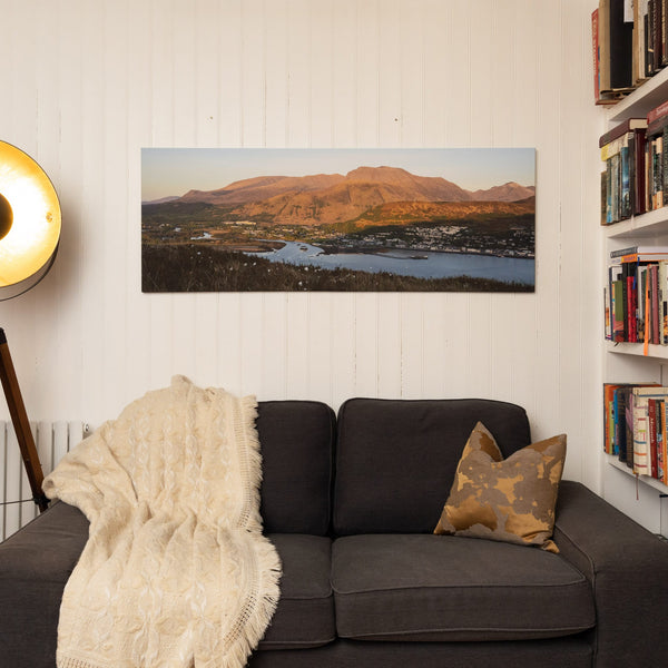 Applecross Gallery - Photography By Jack Marris Large Canvas Ben Nevis and Fort William, Photographed by Jack Marris Ben Nevis and Fort William, Photographed by Jack Marris