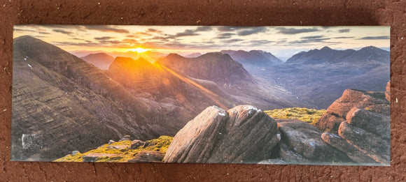 Applecross Gallery - Photography By Jack Marris Outlet Beinn Alligin Sunrise Photographed by Jack Marris 22x8 inches Outlet Beinn Alligin Sunrise Photographed by Jack Marris 22x8 inches
