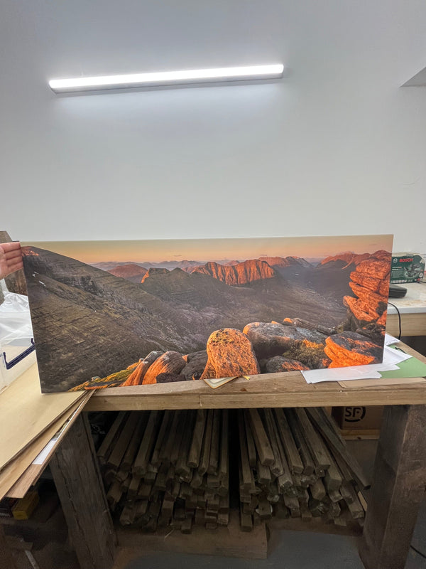 Applecross Gallery - Photography By Jack Marris Outlet Beinn Alligin Sunset Photographed by Jack Marris Canvas 40x16 inches Outlet Beinn Alligin Sunset Photographed by Jack Marris Canvas 40x16 inches