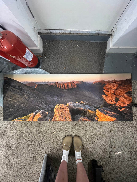 Applecross Gallery - Photography By Jack Marris Outlet Beinn Alligin Sunset Photographed by Jack Marris Canvas 60x22 inches Outlet Beinn Alligin Sunset Photographed by Jack Marris Canvas 60x22 inches