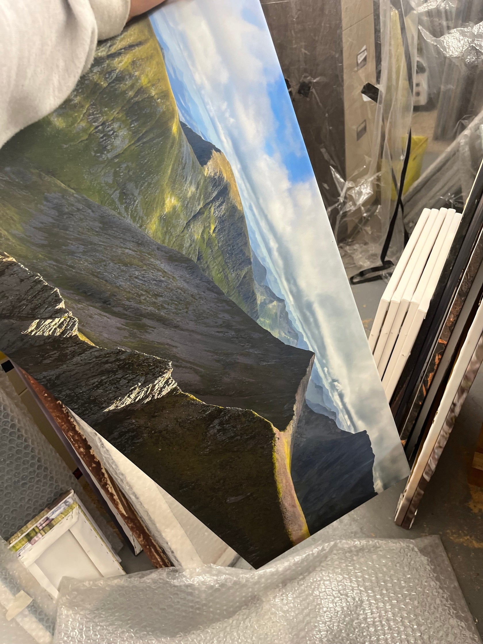 Applecross Gallery - Photography By Jack Marris Outlet Ben Nevis and Carn Mor Dearg Photographed by Jack Marris Canvas 40x16 inches Outlet Ben Nevis and Carn Mor Dearg Photographed by Jack Marris Canvas 40x16 inches