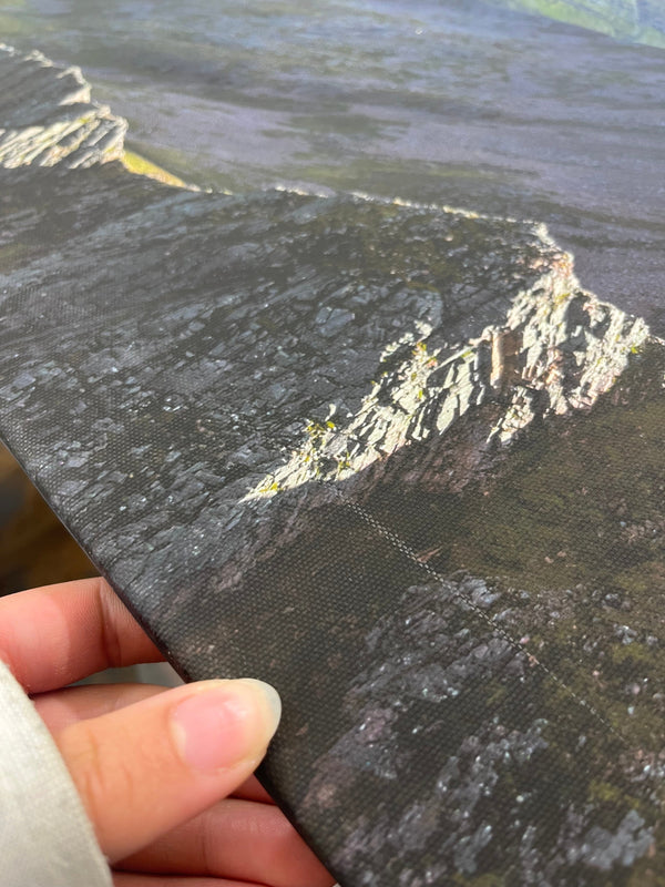 Applecross Gallery - Photography By Jack Marris Outlet Ben Nevis and Carn Mor Dearg Photographed by Jack Marris Canvas 40x16 inches Outlet Ben Nevis and Carn Mor Dearg Photographed by Jack Marris Canvas 40x16 inches