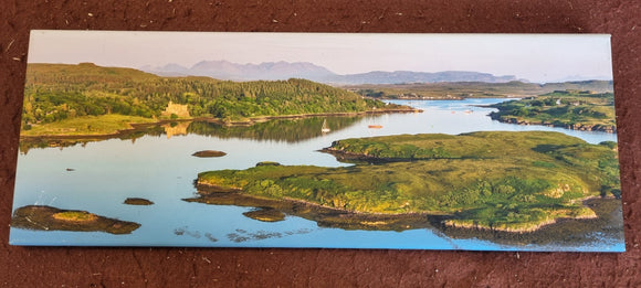 Applecross Gallery - Photography By Jack Marris Outlet Dunvegan Castle and the Cuillin Hills Photographed by Jack Marris 22x8 inches Outlet Dunvegan Castle and the Cuillin Hills Photographed by Jack Marris 22x8 inches