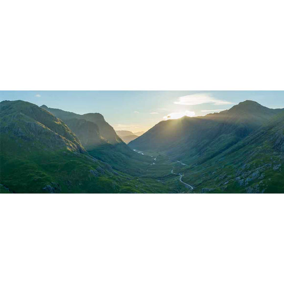 Applecross Gallery - Photography By Jack Marris Outlet Glen Coe & The Meeting of Three Waters Photographed by Jack Marris Canvas 40x16 inches Outlet Glen Coe & The Meeting of Three Waters Photographed by Jack Marris Canvas 40x16 inches