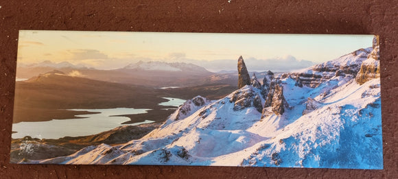 Applecross Gallery - Photography By Jack Marris Outlet Old Man of Storr on Boxing Day Photographed by Jack Marris 22x8 inches Outlet Old Man of Storr on Boxing Day Photographed by Jack Marris 22x8 inches