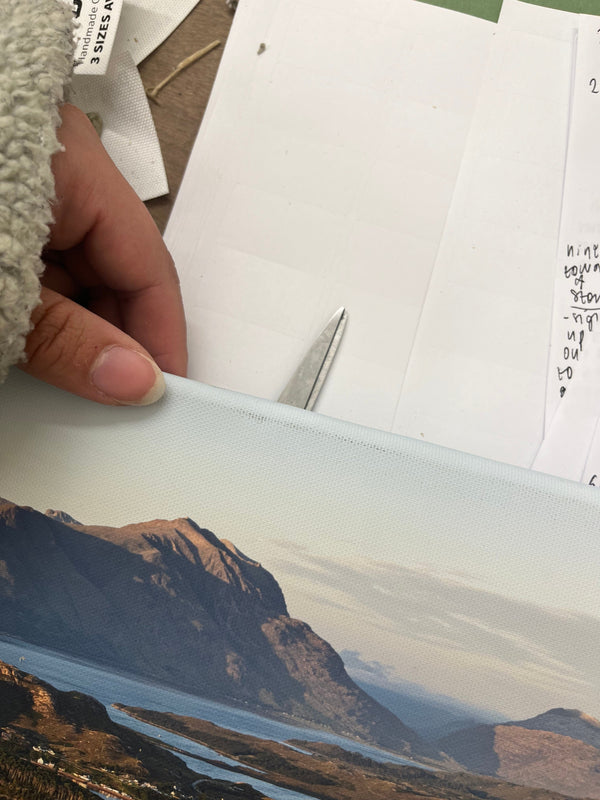 Applecross Gallery - Photography By Jack Marris Outlet Sunset over Shieldaig and the Torridon Hills Photographed by Jack Marris Canvas 22x8 inches Outlet Sunset over Shieldaig and the Torridon Hills Photographed by Jack Marris Canvas 22x8 inches