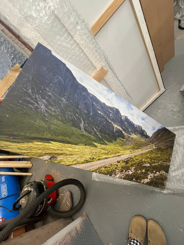 Applecross Gallery - Photography By Jack Marris Outlet The Bealach na Ba in September Photographed by Jack Marris Canvas 40x16 inches Outlet The Bealach na Ba in September Photographed by Jack Marris Canvas 40x16 inches
