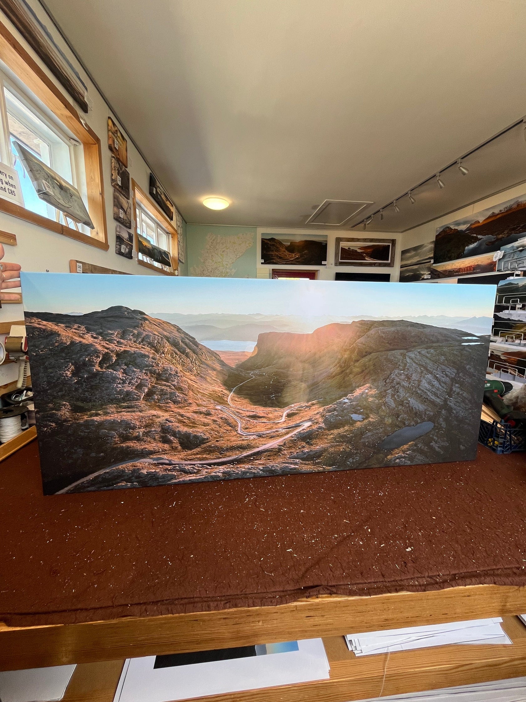 Applecross Gallery - Photography By Jack Marris Outlet The Hill Photographed by Jack Marris Canvas 50x22 inches Outlet The Hill Photographed by Jack Marris Canvas 50x22 inches