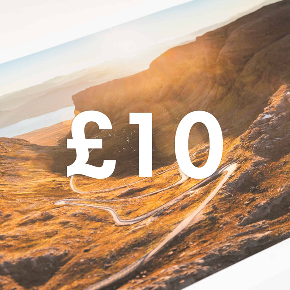 Applecross Photographic Gallery Gift Card £10.00 Gallery Gift Cards, Photography By Jack Marris Gallery Gift Cards, Photography By Jack Marris