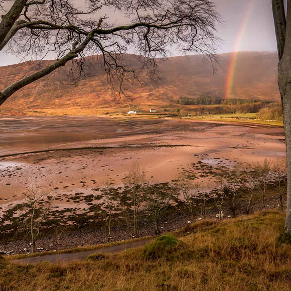 Applecross Photographic Gallery Image Applecross Bay Rainbow, Photographed By Jack Marris Applecross Bay Rainbow, Photographed By Jack Marris