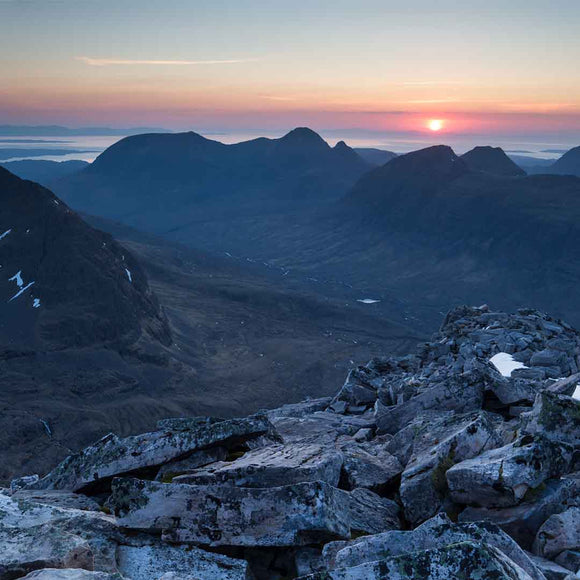 Applecross Photographic Gallery Image Liathach May Sunset, Photographed By Jack Marris Liathach May Sunset, Photographed By Jack Marris