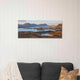 Applecross Photographic Gallery Image Medium Canvas 40"x16" Sunset over Shieldaig and the Torridon hills