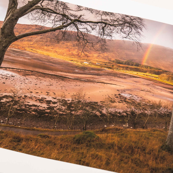 Applecross Photographic Gallery Image Medium Print 24"x16" Applecross Bay Rainbow Applecross Bay Rainbow