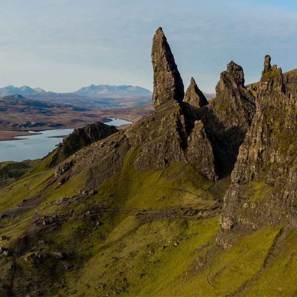 Applecross Photographic Gallery Image Medium Print 33.5"x13" The Old Man of Storr and the Cuillin Hills, Photographed By Jack Marris The Old Man of Storr and the Cuillin Hills, Photographed By Jack Marris