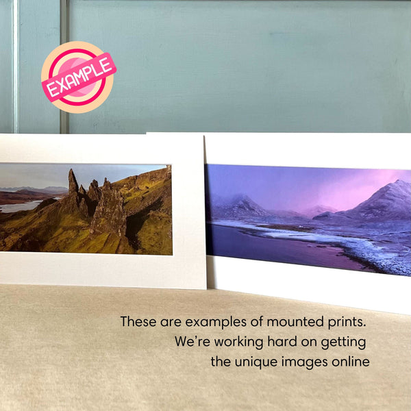 Applecross Photographic Gallery Image Mounted Print Buachaille Etive Mor and Glen Coe from Beinn a' Chrulaist Buachaille Etive Mor and Glen Coe from Beinn a' Chrulaist