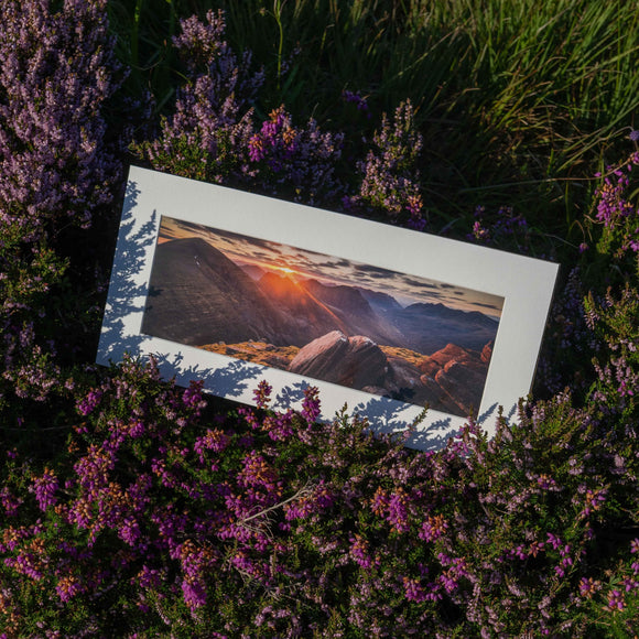 Applecross Photographic Gallery Image Mounted Print Mounted Print, Beinn Alligin Sunrise, Photographed By Jack Marris Mounted Print, Beinn Alligin Sunrise, Photographed By Jack Marris