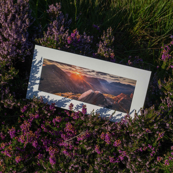 Applecross Photographic Gallery Image Mounted Print Mounted Print, Beinn Alligin Sunrise, Photographed By Jack Marris Mounted Print, Beinn Alligin Sunrise, Photographed By Jack Marris