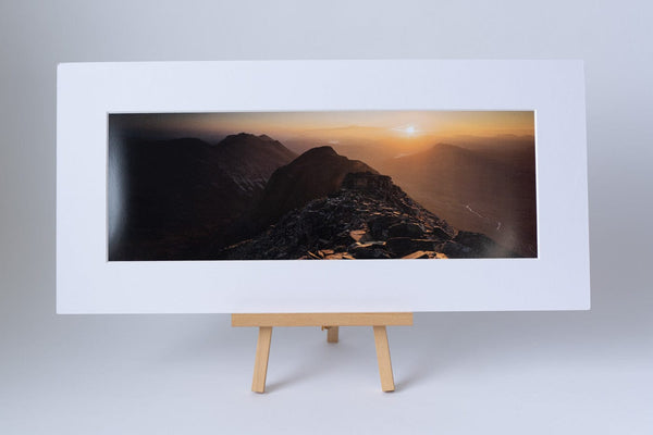 Applecross Photographic Gallery Image Mounted Print Mounted Print, Liathach October Sunrise, Photographed By Jack Marris Mounted Print, Liathach October Sunrise, Photographed By Jack Marris