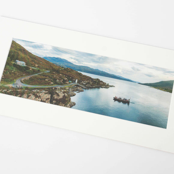 Applecross Photographic Gallery Image Mounted Print Mounted Print, The Glenelg Ferry, Photographed By Jack Marris Mounted Print, The Glenelg Ferry, Photographed By Jack Marris