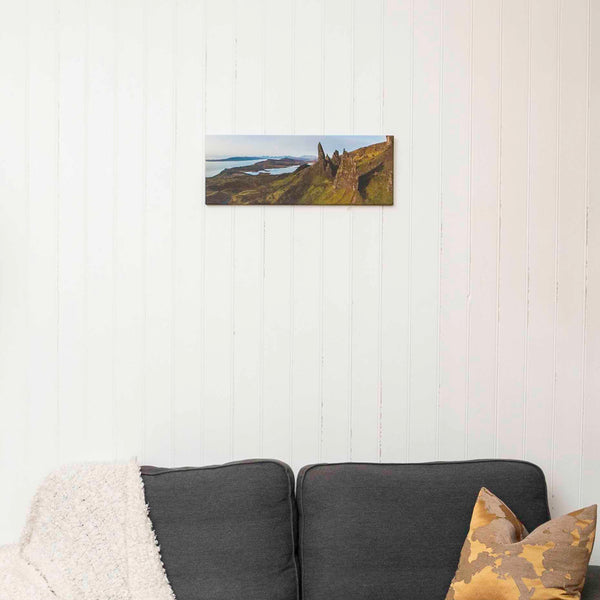 Applecross Photographic Gallery Image The Old Man of Storr and the Cuillin Hills The Old Man of Storr and the Cuillin Hills