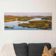 Applecross Photographic Gallery Image XL Canvas 80"x36" Dunvegan Castle and the Cuillin Hills Dunvegan Castle and the Cuillin Hills